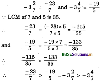 RBSE Solutions for Class 7 Maths Chapter 9 Rational Numbers Ex 9.1 17