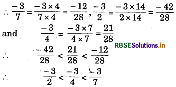 RBSE Solutions for Class 7 Maths Chapter 9 Rational Numbers Ex 9.1 19
