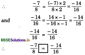 RBSE Solutions for Class 7 Maths Chapter 9 Rational Numbers Ex 9.1 8
