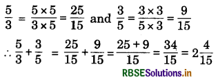 RBSE Solutions for Class 7 Maths Chapter 9 Rational Numbers Ex 9.2 1