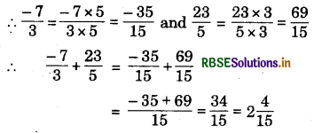 RBSE Solutions for Class 7 Maths Chapter 9 Rational Numbers Ex 9.2 5