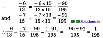 RBSE Solutions for Class 7 Maths Chapter 9 Rational Numbers Ex 9.2 8