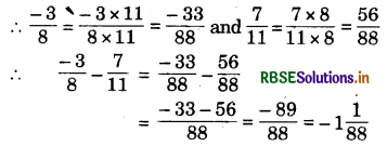 RBSE Solutions for Class 7 Maths Chapter 9 Rational Numbers Ex 9.2 9
