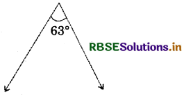 RBSE Solutions for Class 7 Maths Chapter 5 Lines and Angles Ex 5.1 2