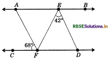 RBSE Class 7 Maths Important Questions Chapter 5 Lines and Angles 4