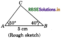 RBSE Class 7 Maths Important Questions Chapter 10 Practical Geometry 6