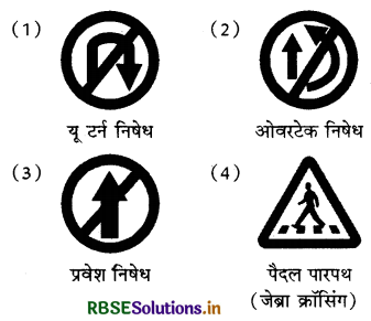 RBSE Class 8 Hindi परिवेशीय सजगता, सड़क सुरक्षा एवं स्वच्छता सम्बन्धी प्रश्न 1