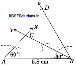 RBSE Solutions for Class 7 Maths Chapter 10 Practical Geometry Ex 10.4 1
