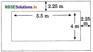 RBSE Solutions for Class 7 Maths Chapter 11 Perimeter and Area Ex 11.4 4