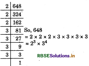 RBSE Solutions for Class 7 Maths Chapter 13 Exponents and Powers Ex 13.1 1