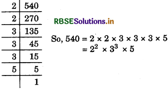 RBSE Solutions for Class 7 Maths Chapter 13 Exponents and Powers Ex 13.1 3