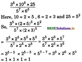 RBSE Solutions for Class 7 Maths Chapter 13 Exponents and Powers Ex 13.2 6