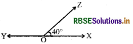 RBSE Class 7 Maths Important Questions Chapter 5 रेखा एवं कोण 4