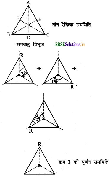 RBSE Solutions for Class 7 Maths Chapter 14 सममिति Ex 14.3 1