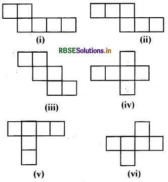 RBSE Solutions for Class 7 Maths Chapter 15 ठोस आकारों का चित्रण Ex 15.1 1