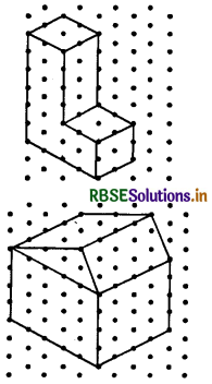 RBSE Solutions for Class 7 Maths Chapter 15 ठोस आकारों का चित्रण Ex 15.2 11