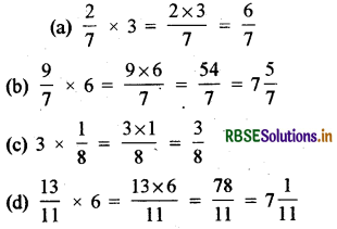 RBSE Solutions for Class 7 Maths Chapter 2 भिन्न एवं दशमलव Intext Questions 1