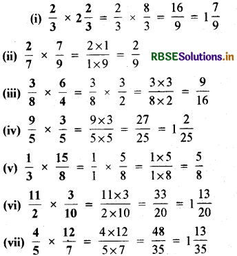 RBSE Solutions for Class 7 Maths Chapter 2 भिन्न एवं दशमलव Ex 2.3 2