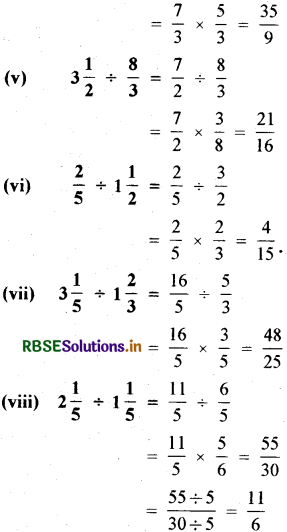 RBSE Solutions for Class 7 Maths Chapter 2 भिन्न एवं दशमलव Ex 2.4 4