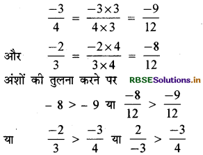 RBSE Solutions for Class 7 Maths Chapter 9 परिमेय संख्याएँ Ex 9.1 25
