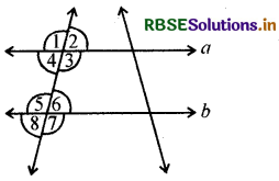RBSE Solutions for Class 7 Maths Chapter 5 रेखा एवं कोण Ex 5.2 1