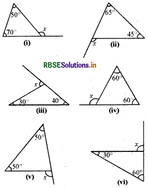RBSE Solutions for Class 7 Maths Chapter 6 त्रिभुज और उसके गुण Ex 6.2 1