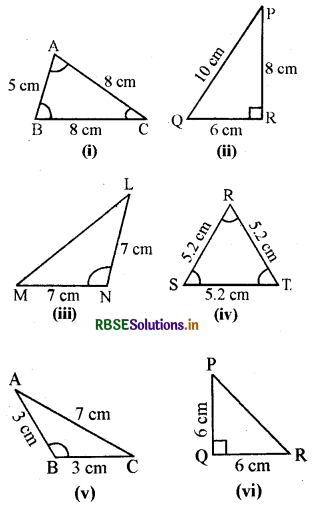 RBSE Solutions for Class 7 Maths Chapter 6 त्रिभुज और उसके गुण Intext Questions 1