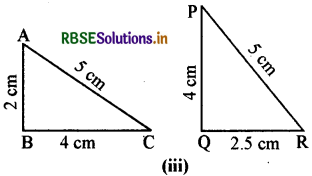 RBSE Solutions for Class 7 Maths Chapter 7 त्रिभुजों की सर्वांगसमता Intext Questions 3