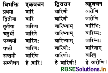 RBSE Class 7 Sanskrit व्याकरण शब्द-रूपाणि 12