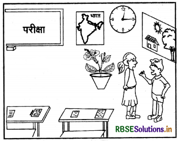 RBSE Class 7 Sanskrit रचना चित्र-वर्णनम् (वाक्य-रचना) 2