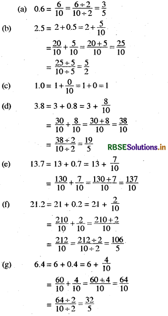 RBSE Solutions for Class 6 Maths Chapter 8 दशमलव Ex 8.1 6