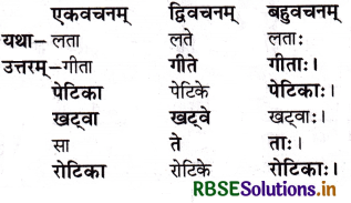 RBSE Solutions for Class 6 Sanskrit Ruchira Chapter 1 शब्द परिचयः - II 3