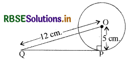 RBSE Solutions for Class 10 Maths Chapter 10 वृत्त Ex 10.1 Q3