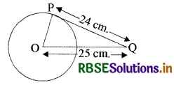 RBSE Solutions for Class 10 Maths Chapter 10 वृत्त Ex 10.2 Q1