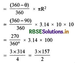 RBSE Solutions for Class 10 Maths Chapter 12 वृतों से संबंधित क्षेत्रफल Ex 12.2 Q4.1
