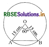 RBSE Solutions for Class 10 Maths Chapter 12 वृतों से संबंधित क्षेत्रफल Ex 12.2 Q6