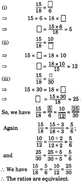 RBSE Solutions for Class 6 Maths Chapter 12 Ratio and Proportion Ex 12.1 3