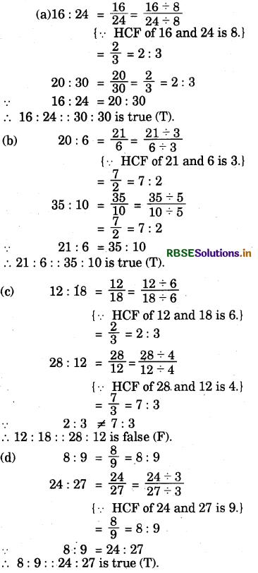 RBSE Solutions for Class 6 Maths Chapter 12 Ratio and Proportion Ex 12.2 3