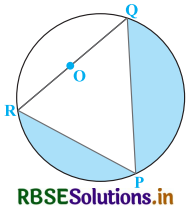 RBSE Solutions for Class 10 Maths Chapter 12 वृतों से संबंधित क्षेत्रफल Ex 12.3 Q1