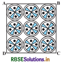 RBSE Solutions for Class 10 Maths Chapter 12 वृतों से संबंधित क्षेत्रफल Ex 12.3 Q11