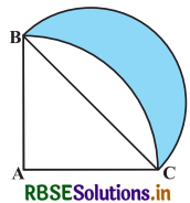 RBSE Solutions for Class 10 Maths Chapter 12 वृतों से संबंधित क्षेत्रफल Ex 12.3 Q15