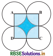 RBSE Solutions for Class 10 Maths Chapter 12 वृतों से संबंधित क्षेत्रफल Ex 12.3 Q7