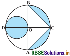 RBSE Solutions for Class 10 Maths Chapter 12 वृतों से संबंधित क्षेत्रफल Ex 12.3 Q9