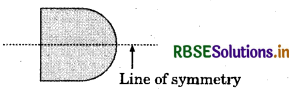 RBSE Solutions for Class 6 Maths Chapter 13 Symmetry Ex 13.1 10