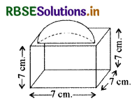 RBSE Solutions for Class 10 Maths Chapter 13 पृष्ठीय क्षेत्रफल एवं आयतन Ex 13.1 Q4