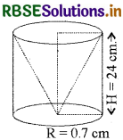 RBSE Solutions for Class 10 Maths Chapter 13 पृष्ठीय क्षेत्रफल एवं आयतन Ex 13.1 Q8