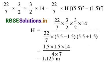RBSE Solutions for Class 10 Maths Chapter 13 पृष्ठीय क्षेत्रफल एवं आयतन Ex 13.3 Q4.1