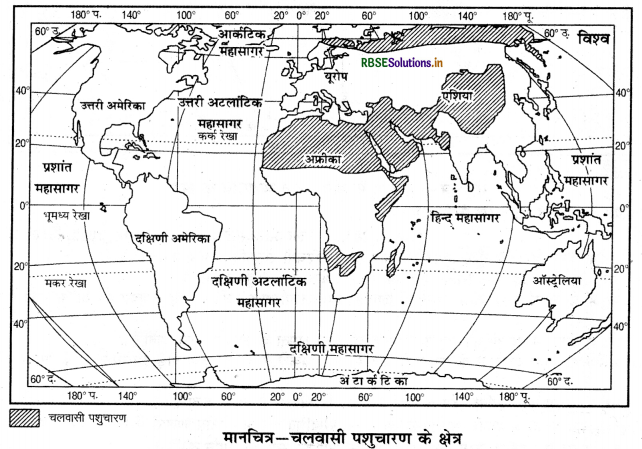 RBSE Class 12 Geography Important Questions Chapter 5 प्राथमिक क्रियाएँ 6