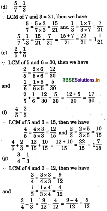 RBSE Solutions for Class 6 Maths Chapter 7 Fractions Ex 7.6 3