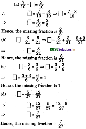 RBSE Solutions for Class 6 Maths Chapter 7 Fractions Ex 7.5 8